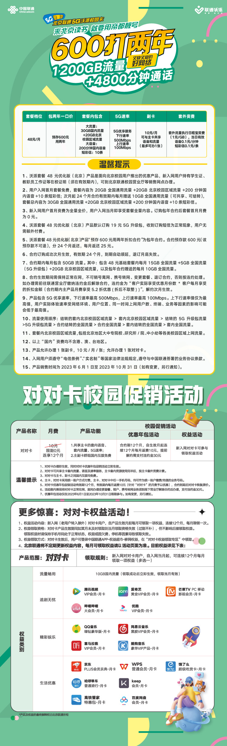 资费说明